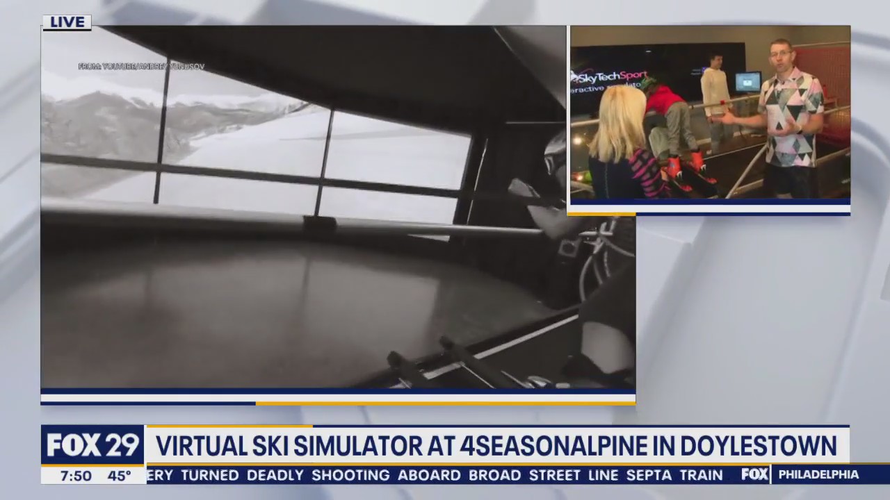 Virtual ski simulator at 4SeasonAlpine is perfect for both beginners and experts