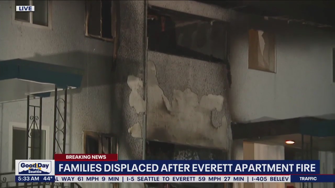 Families displaced after Everett apartment fire