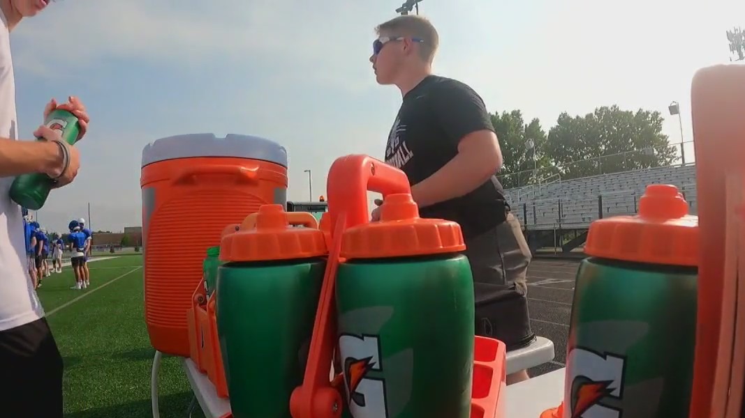 Wisconsin extreme heat: Teams hydrated