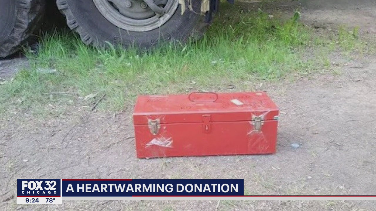 Donor gives dad's World War II toolbox to soldiers fighting in Ukraine