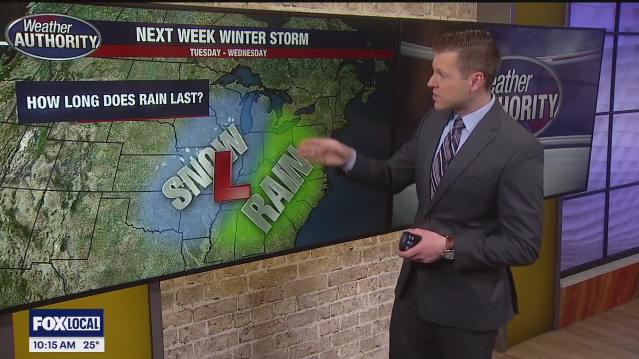 Weekend snow looks light but...