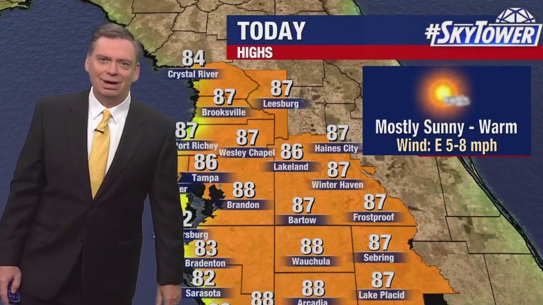 Tampa weather | humidity to return later this week