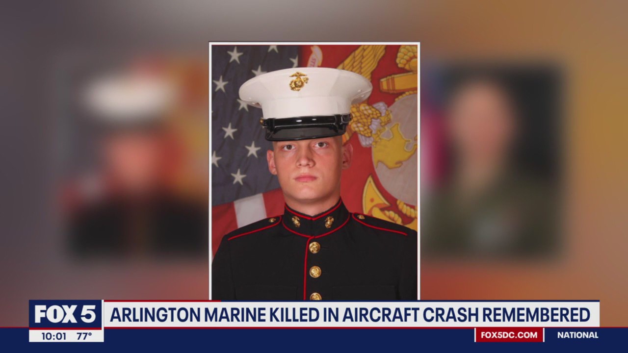 Arlington marine killed in aircraft crash remembered