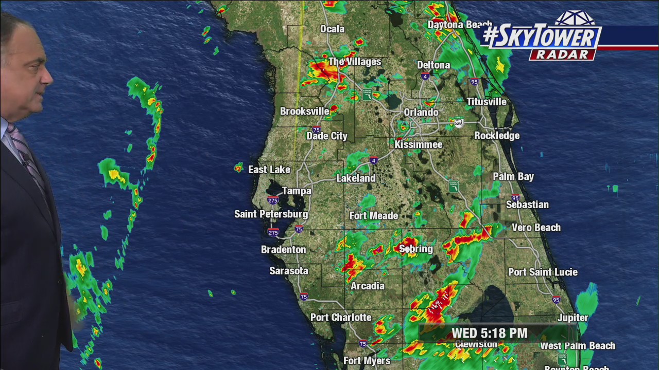 Wednesday evening forecast