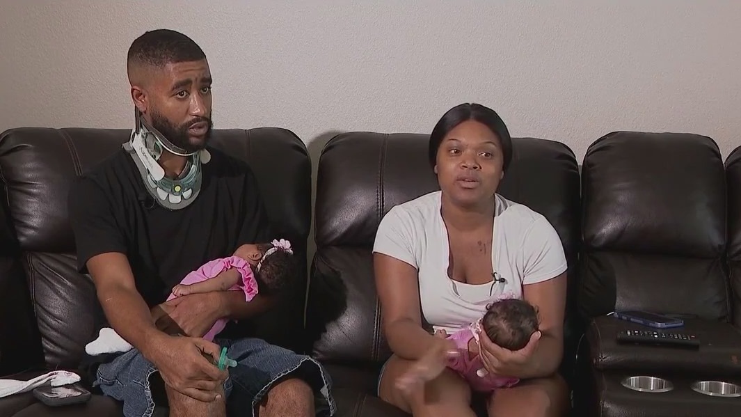 Woman goes into labor with twins after crash