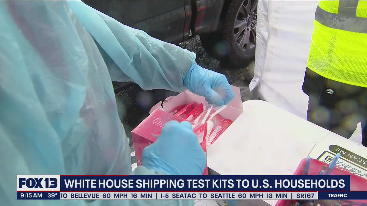 White House shipping COVID test kits to U.S. households
