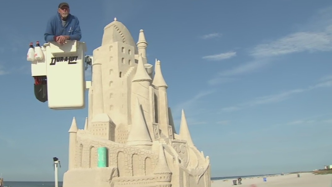 They're not sandcastles. They're works of art