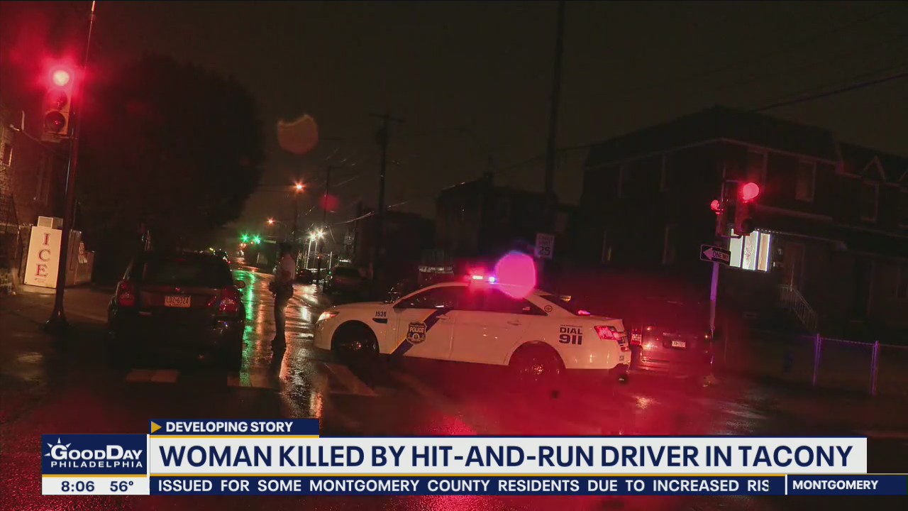 Woman killed by hit-and-run driver in Tacony