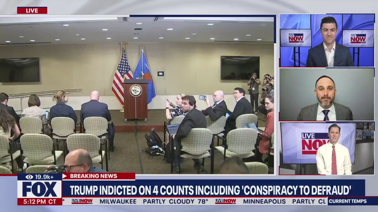 Trump indicted on four counts for Jan. 6 riot