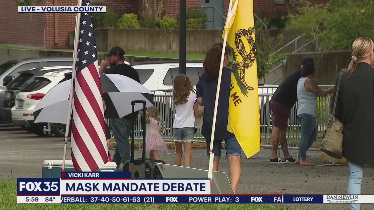 Mask mandate debate continues in Volusia County