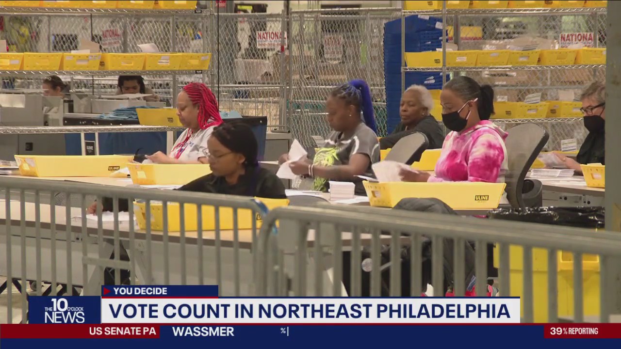 Vote counting underway in Philadelphia as 2022 midterm results pour in