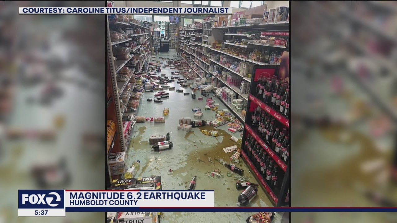 Strong quake hits Humboldt County
