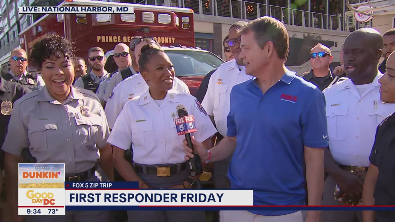 FOX 5 Zip Trip National Harbor Finale First Responder Friday Flipboard