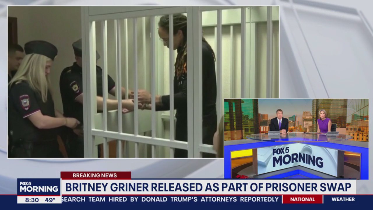 Brittney Griner released from Russian prison