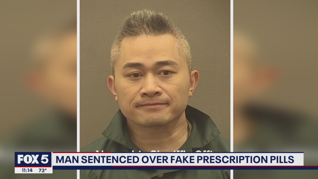 Man sentenced over fake prescription pills