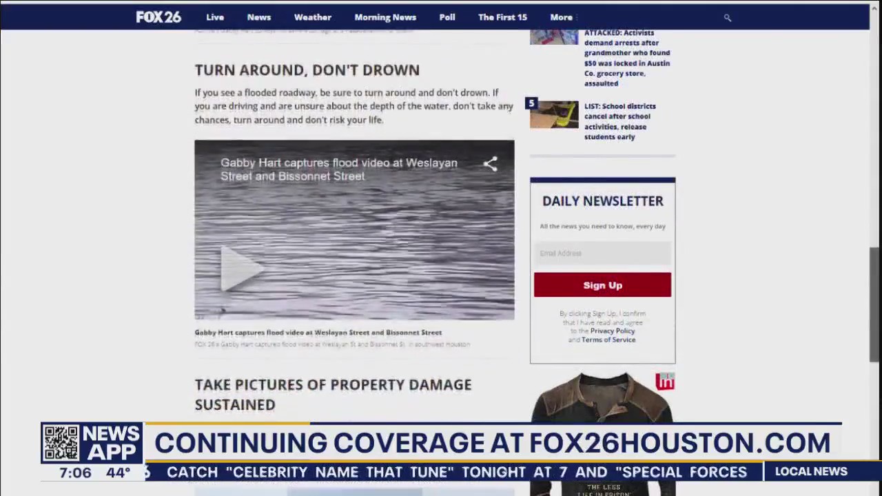 Houston weather: What you should/shouldn't be doing following severe weather?