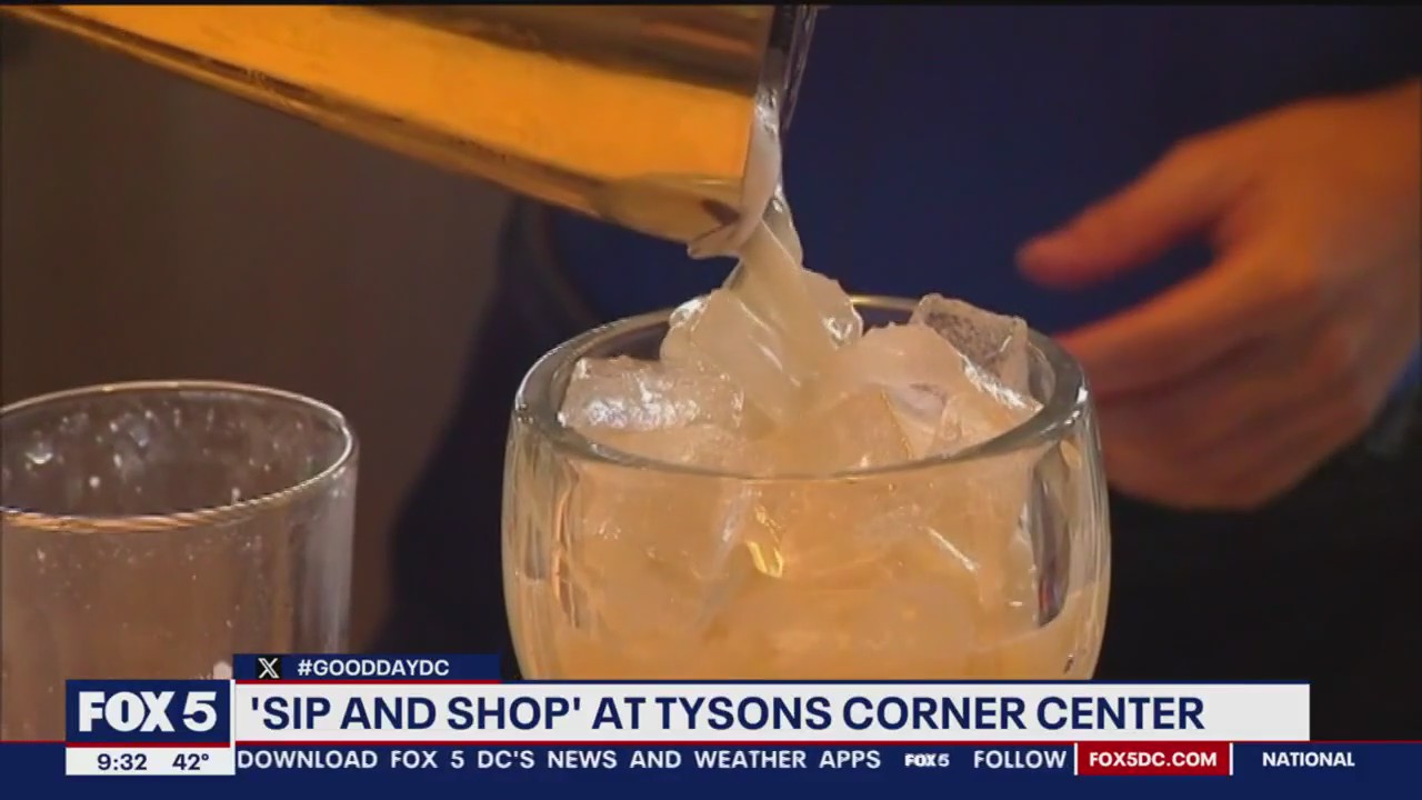 21+ customers can sip alcoholic drinks while shopping at Tysons Corner Center