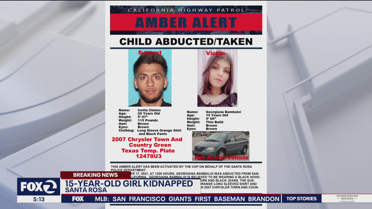 Several men abduct 15-year-old Vallejo girl