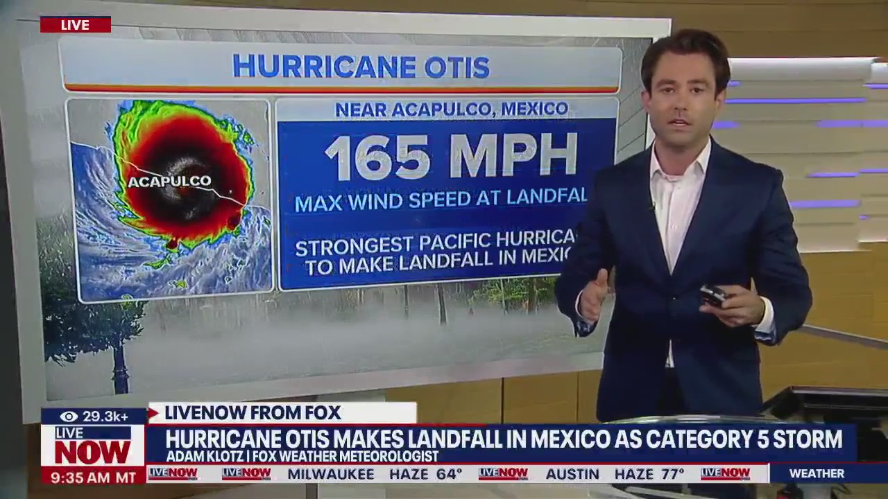 Tracking Hurricane Otis after making landfall