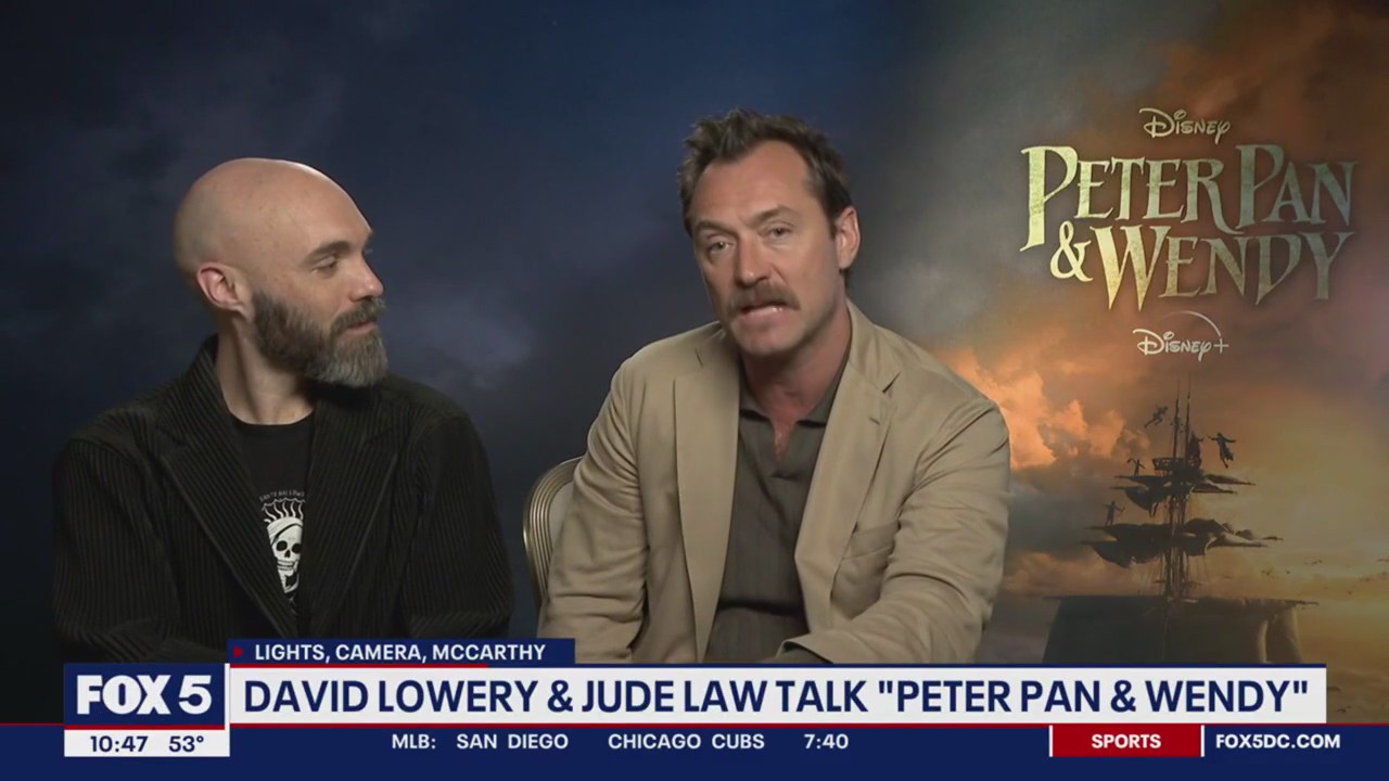 Jude Law, David Lowery talk "Peter Pan & Wendy"