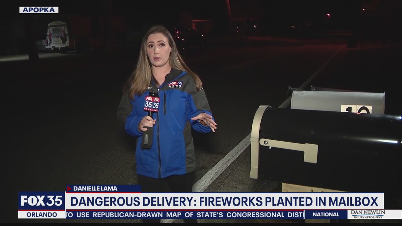Dangerous Delivery: Fireworks planted in mailbox