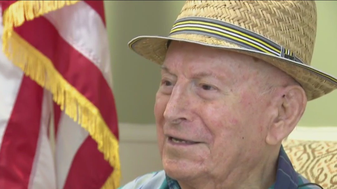WWII combat veteran turns 102 years old