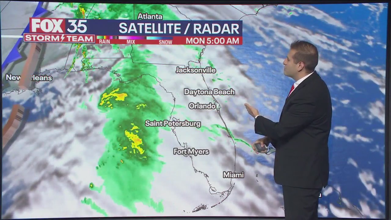 Rainy Christmas Day expected in Central Florida