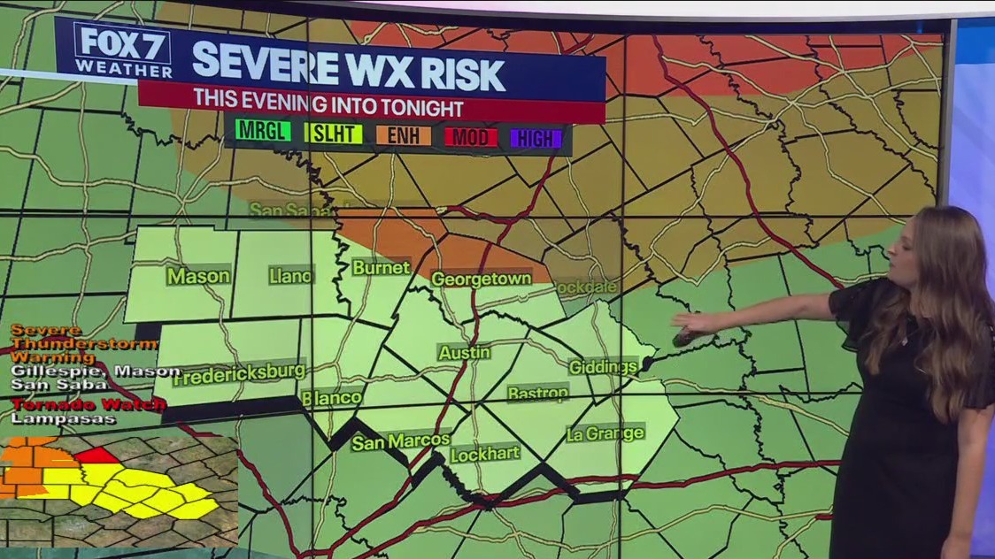 Austin weather: Severe thunderstorm watch issued for Central Texas