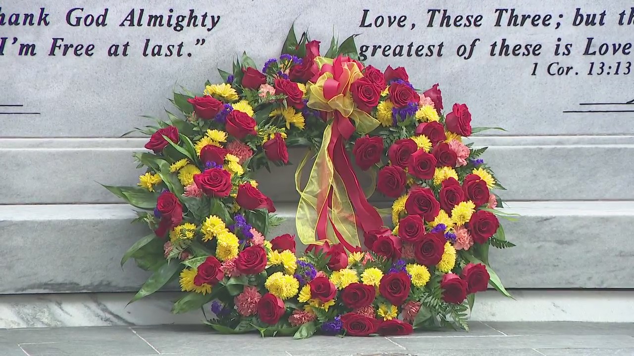 The King Center lays wreath in honor of 55th anniversary of Dr. Martin Luther King Jr. assassination