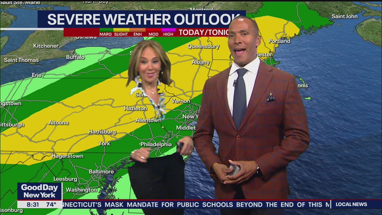 Fun at the weather wall