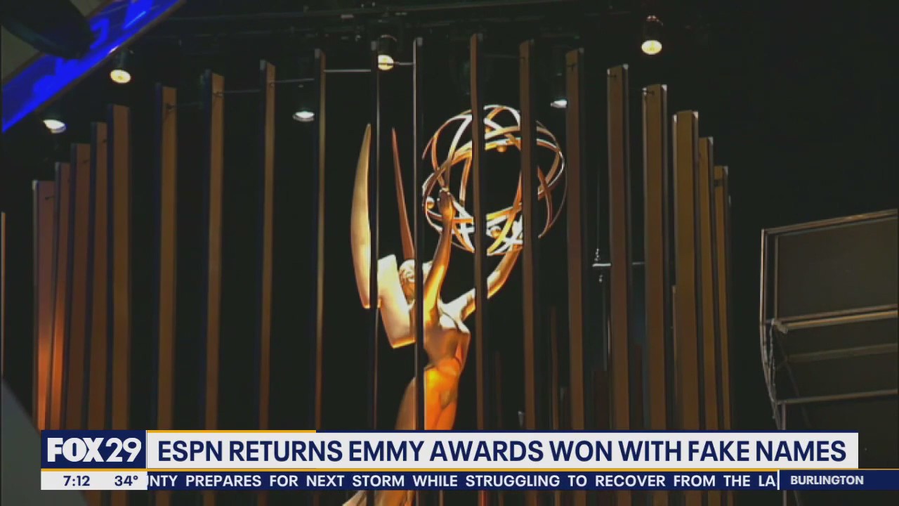 ESPN returns Emmy Awards won with fake names