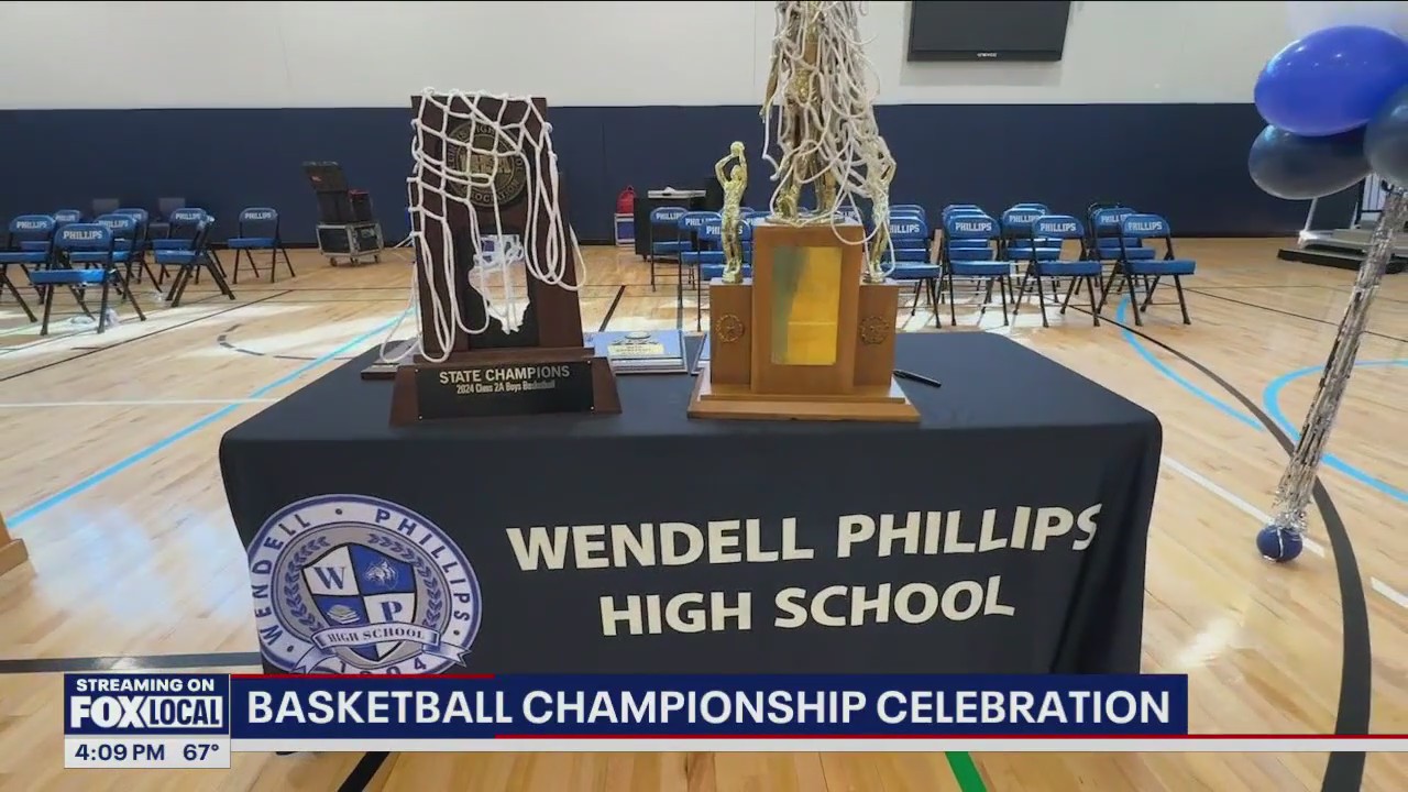 Phillips High School celebrates its first state basketball title win in over four decades