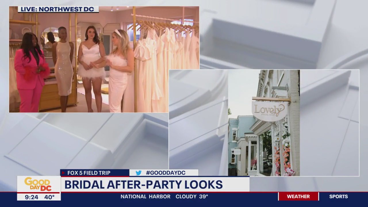FOX 5 Field Trip: Learning about bridal after-party fashion with Lovely Bride DC