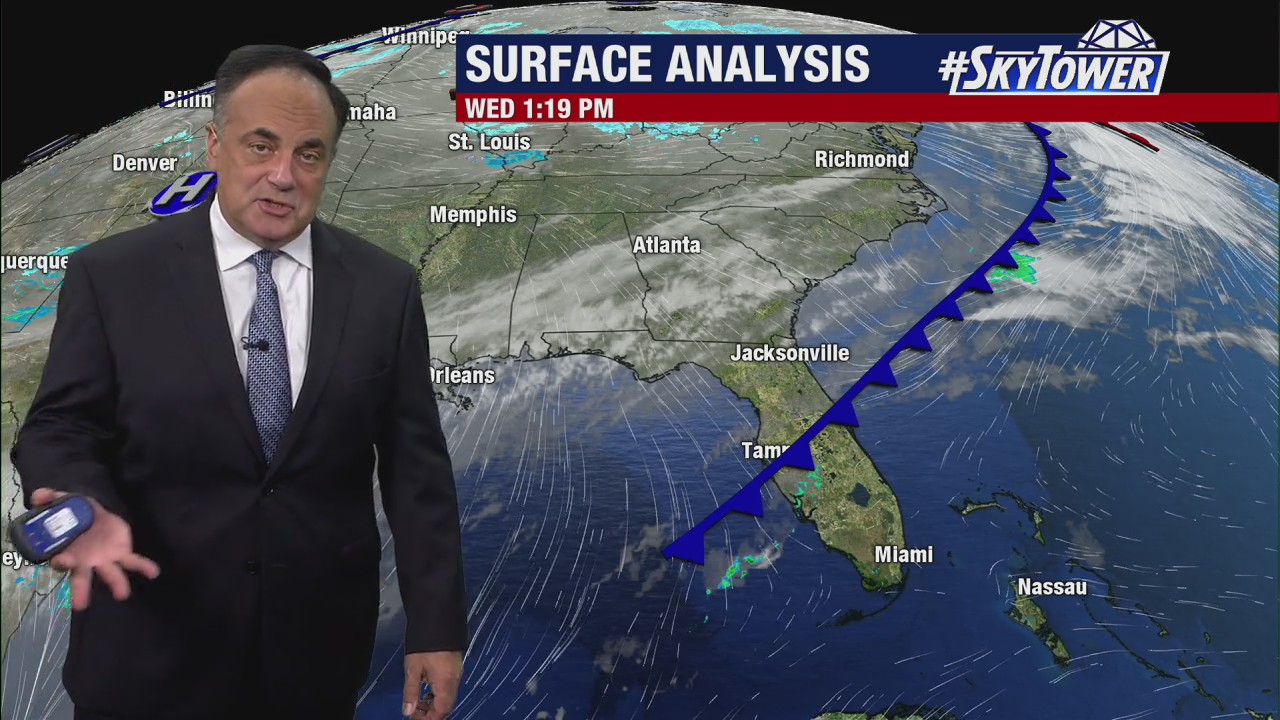 Wednesday evening forecast