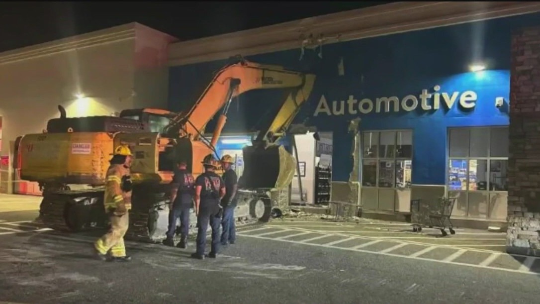 Across America: Florida man steals excavator