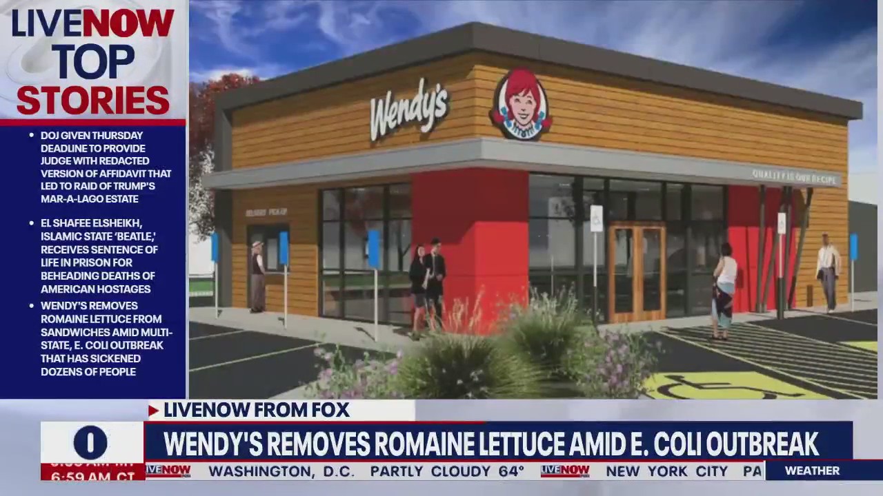 Romaine lettuce removed from Wendy's sandwiches amid multi-state, E. Coli outbreak