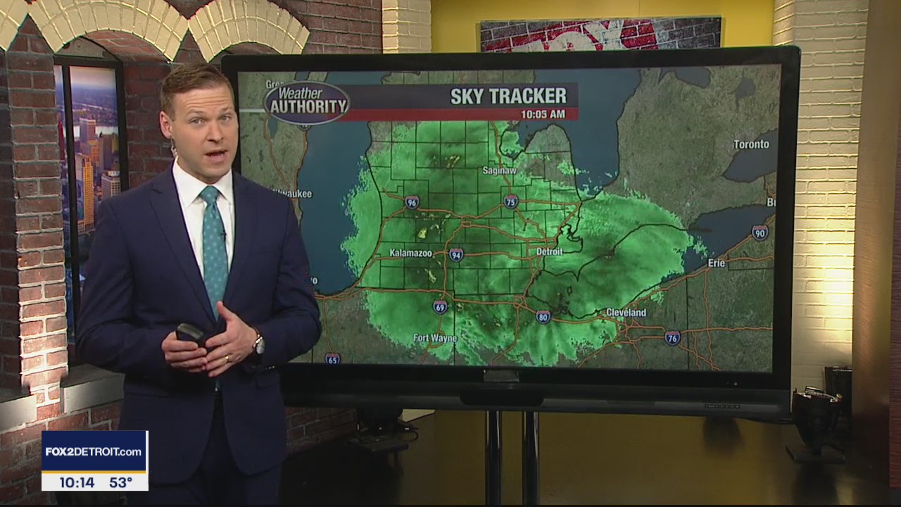 A wet, windy, cooler Tuesday