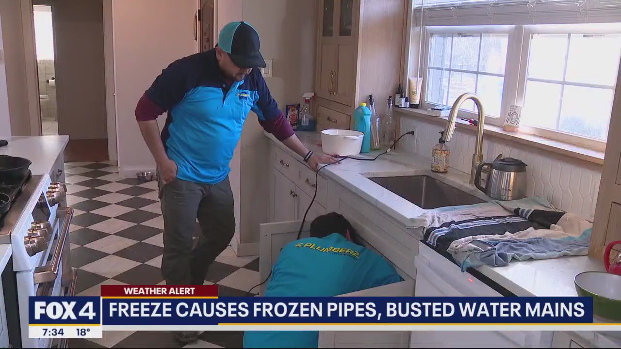 Plumbers in high demand after North Texas freeze