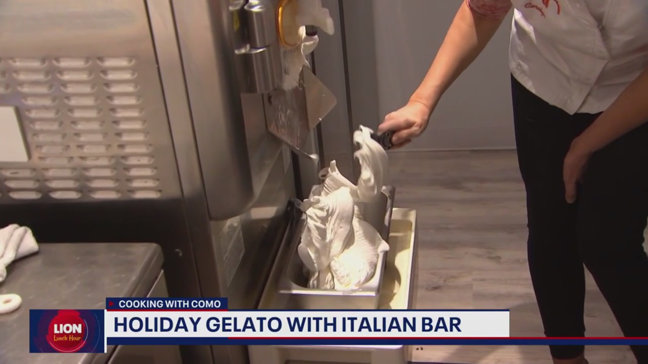 Making peppermint gelato with Italian Bar