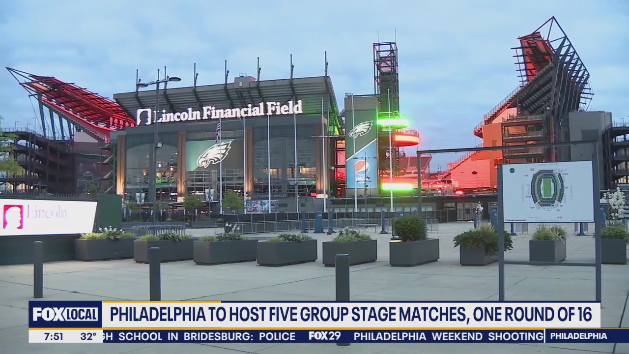 Lincoln Financial Field to host six 2026 World Cup matches