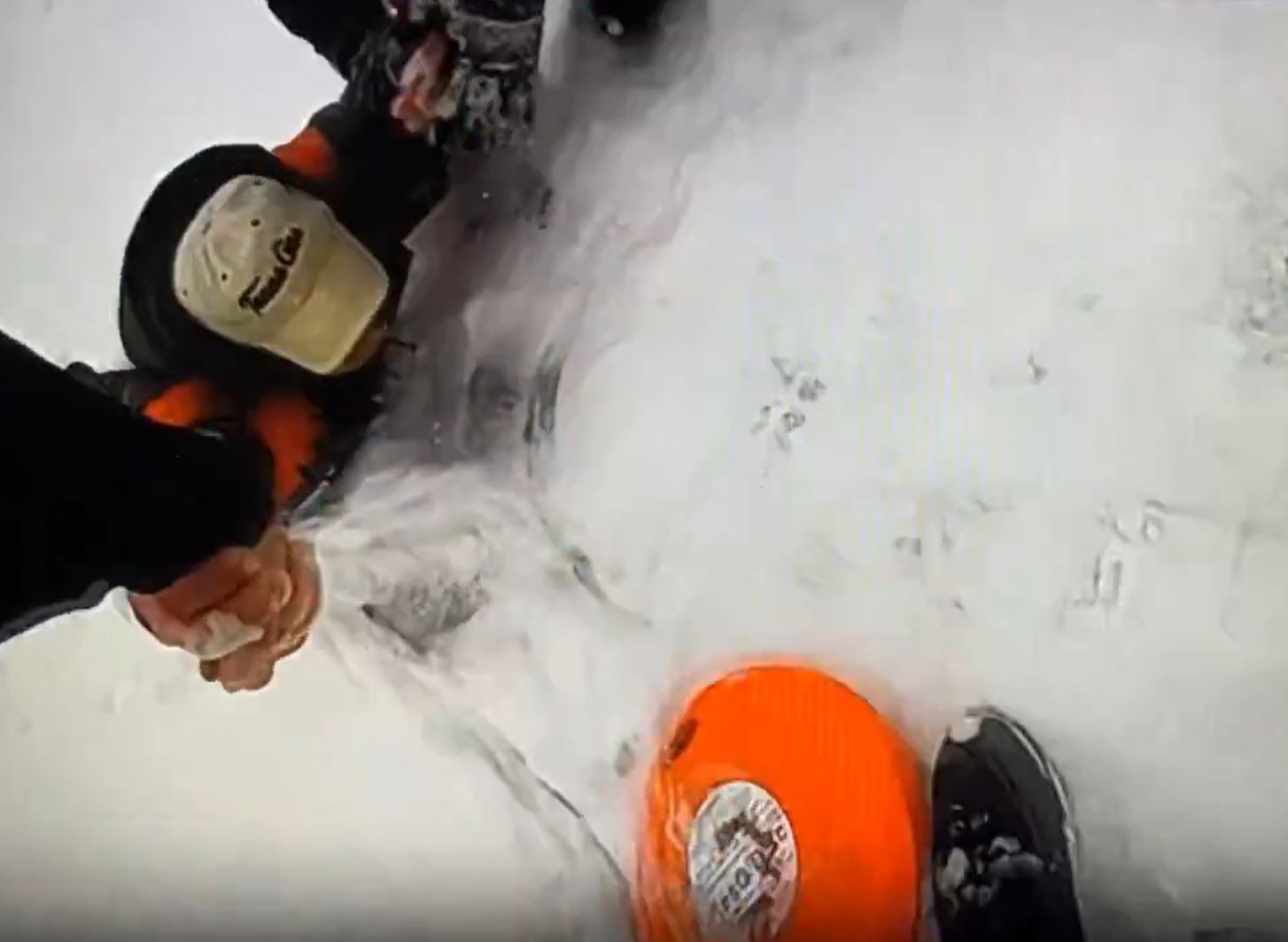 Dramatic ice rescue of man by Michigan State Police, victim's dog