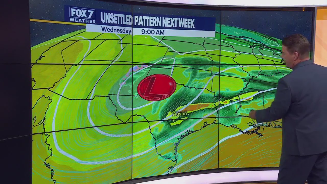 Austin weather: Rain chances increasing next week