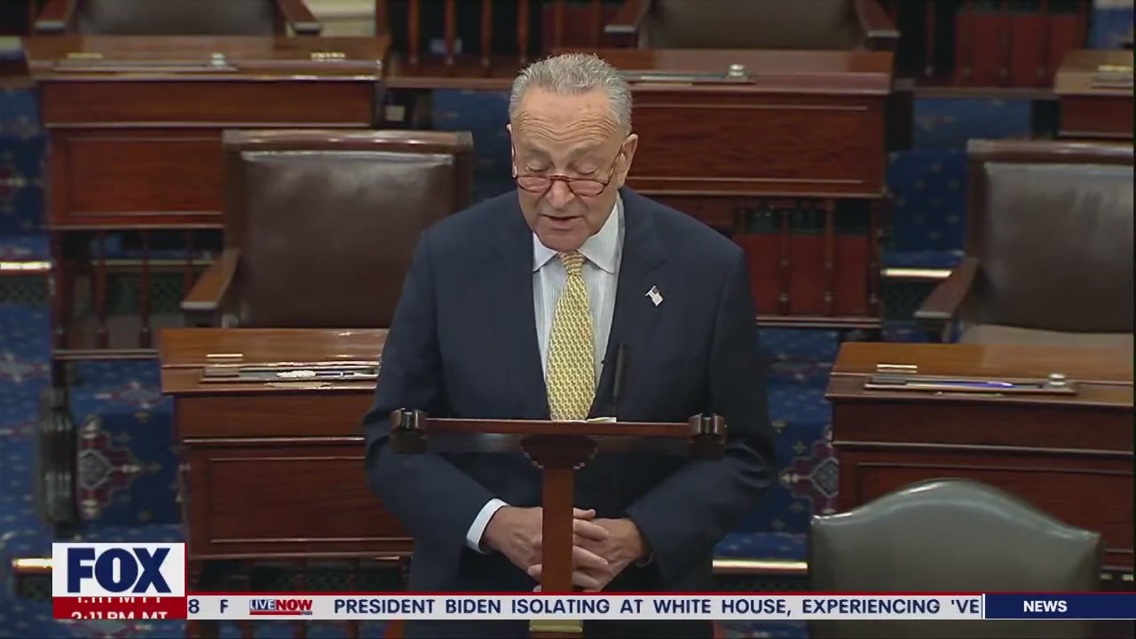 Chuck Schumer lays out cannabis legislation on Senate floor