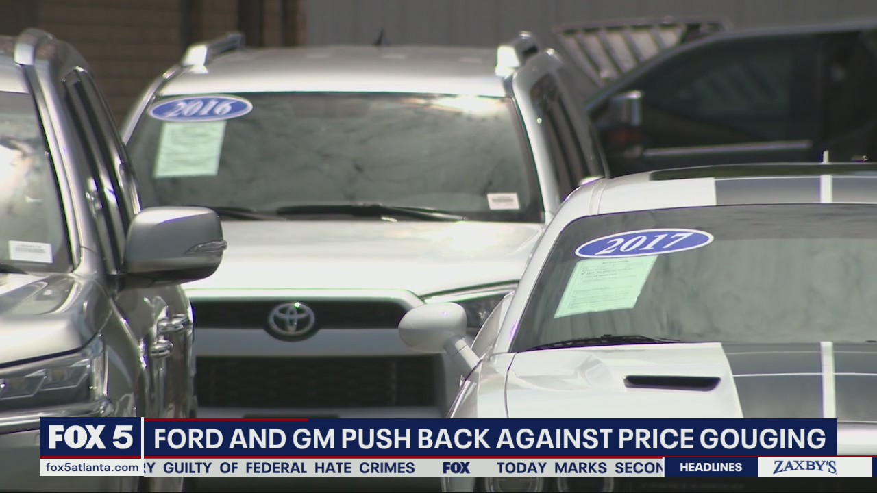 Automakers push back against price gouging