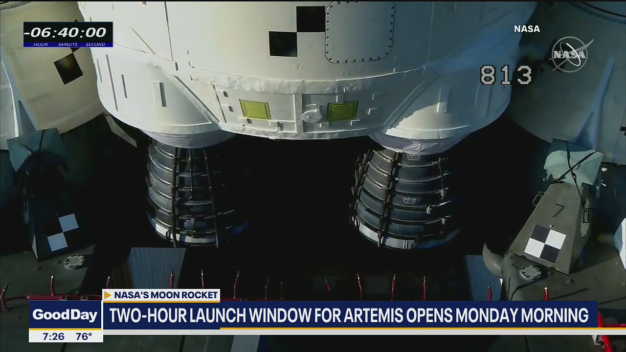 NASA's Artemis moon rocket could launch Monday