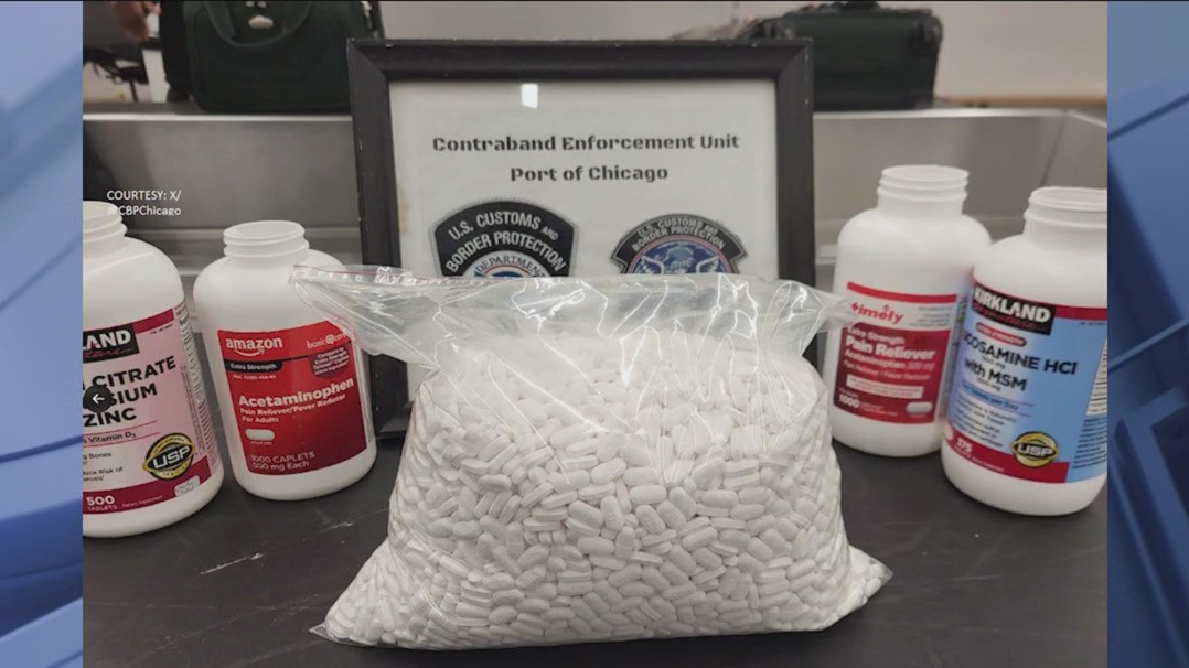 Over 6,000 hydrocodone pills seized from traveler at OHare Airport