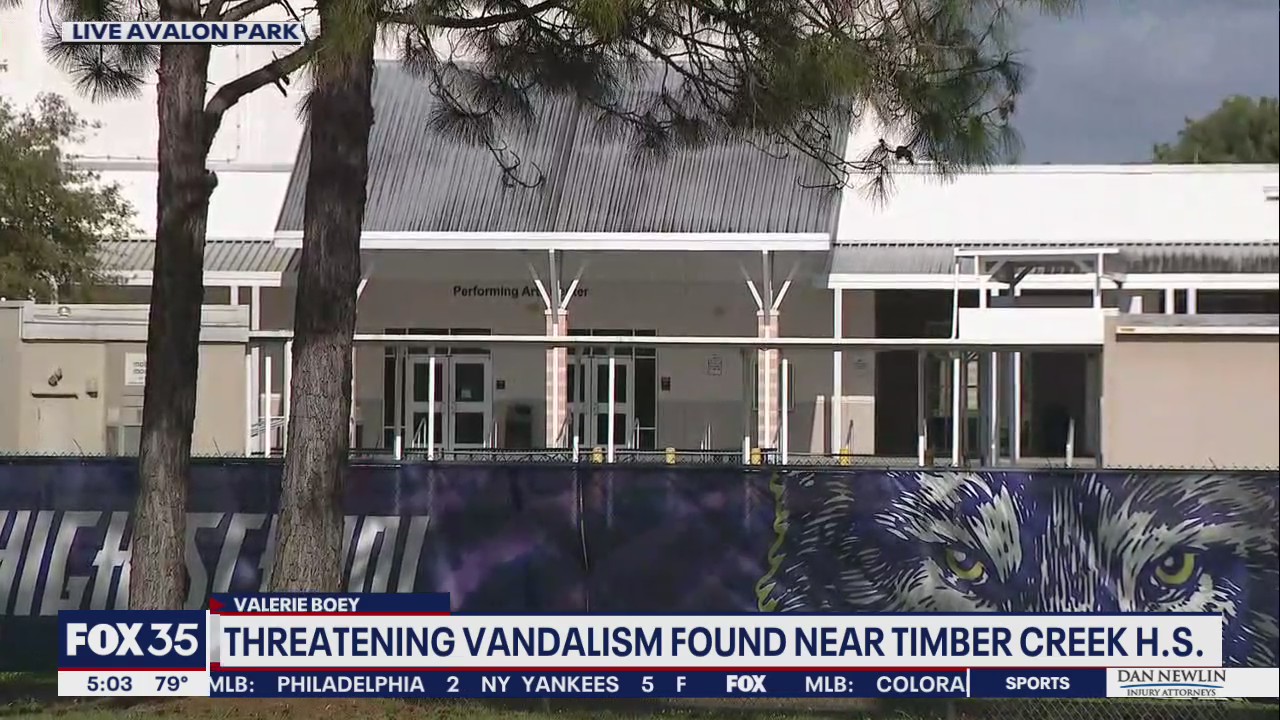 Threatening vandalism found near Timber Creek High School
