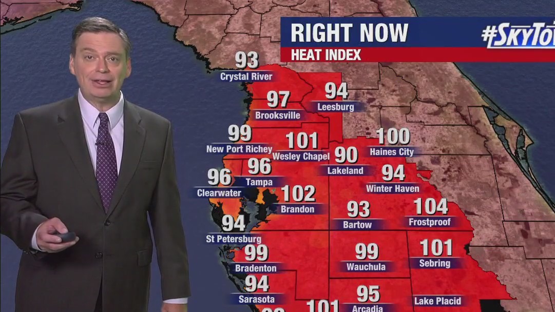 Monday afternoon forecast
