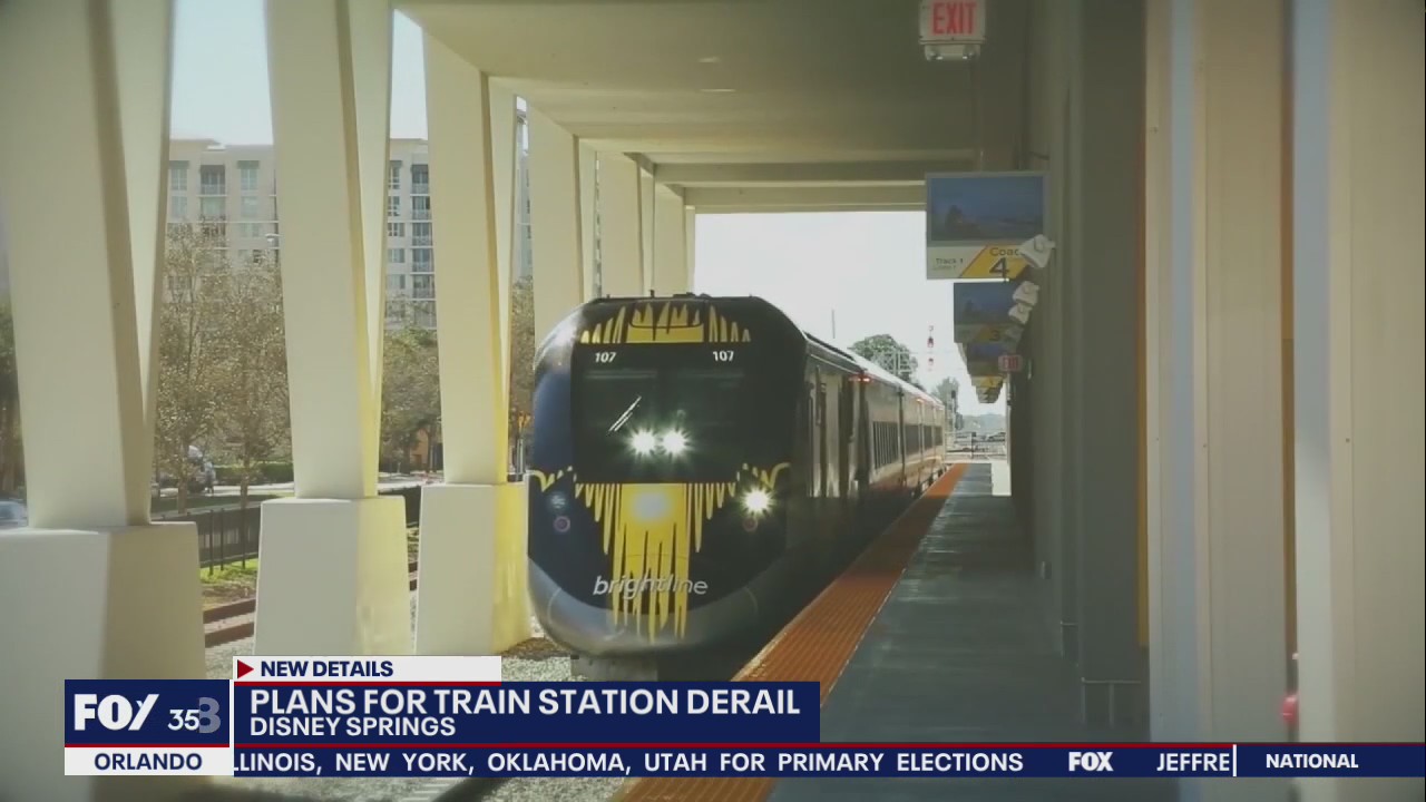 Brightline to no longer open train station at Disney Springs, company says