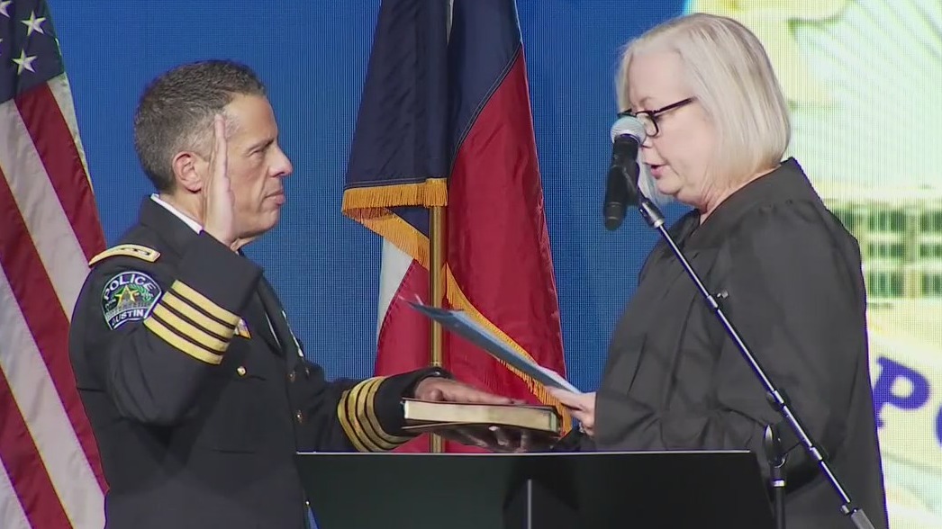 Joseph Chacon officially sworn-in as Austin’s new police chief